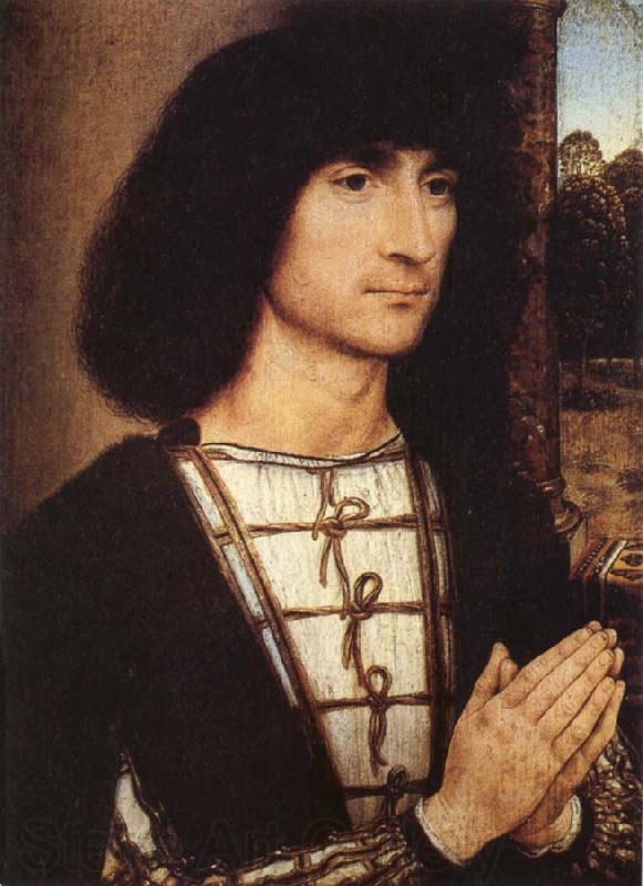 Hans Memling Portrait of a Praying Man Norge oil painting art